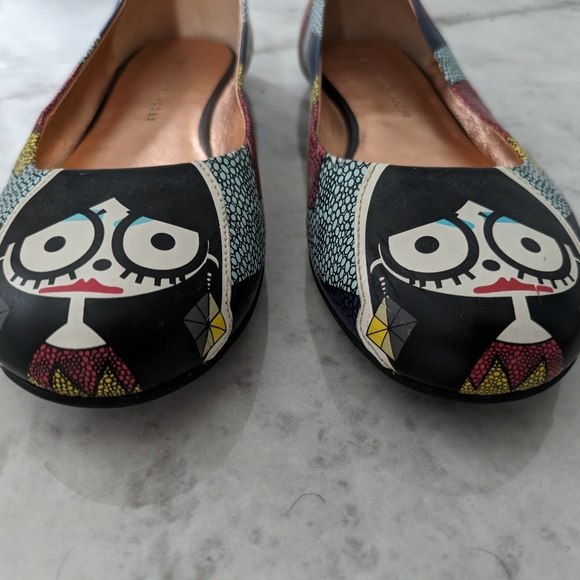 MARC JACOB'S Flats Miss Marc Size 8 M -Multicolor (38.5 EU) EUC - Picture 2 of 5